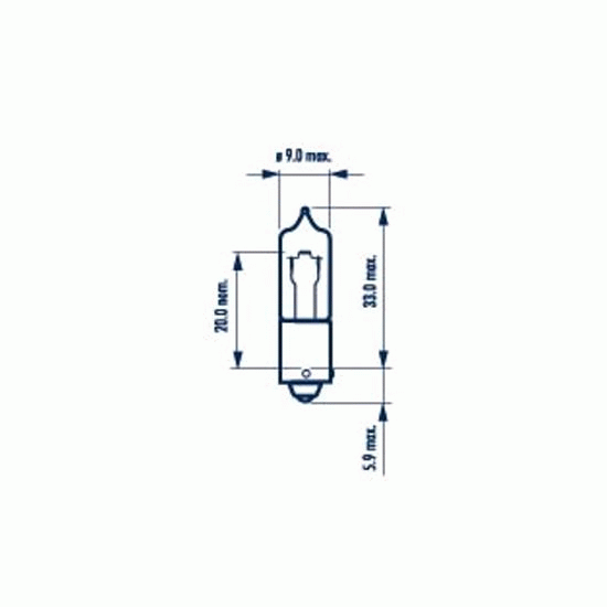 Крушка H21W 12V BAY9S