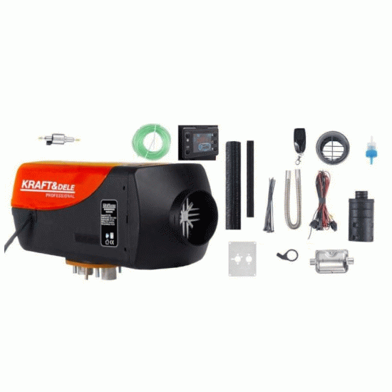Печка комплект 12V, 8 kW, управление с LCD дисплей