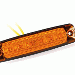 Габарит страничен диоден оранжев с 6 диода, 12-36V