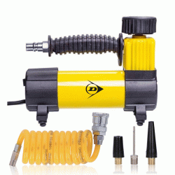Компресор въздушен 12V за включване в запалката, 100PSI, с манометър