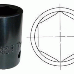 КАМЪК ГАЙКОВЕРТ 1/2 8MM X 38MM 6-СТЕН,ИНСТРУМЕНТ-