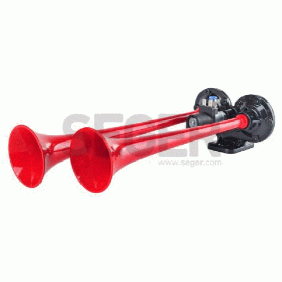 Тромба двойна въздушна пластмасова, 30/34cm, 125dB, 24V