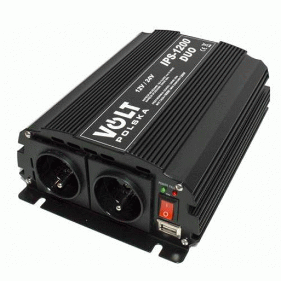 Преобразувател на тока 800/1200W, 24/230V