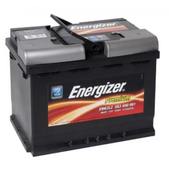 Акумулатор ENERGIZER 63AH/610A - L242xW175xH190