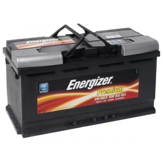 Акумулатор ENERGIZER 100AH/830A - L353xW175xH190
