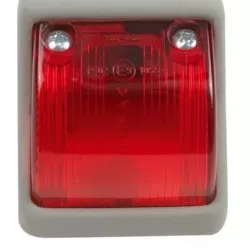 Габарит заден червен със сива основа 12/24V