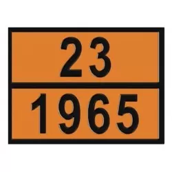 Табела ADR релефна, цинк 23/1965 -ПРОПАН БУТАН- Табела ADR релефна, цинк 23/1965 -ПРОПАН БУТАН-