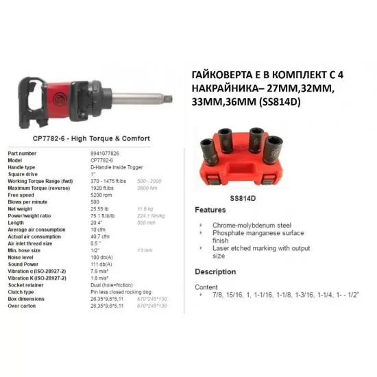Гайковерт пневматичен 1