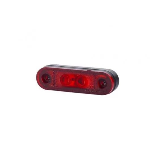 Габарит диоден с гумена основа, Червен LED 12/24V