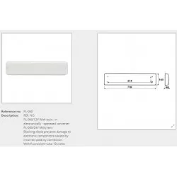 Плафони кабина Плафони кабина бял (непрозрачен)24V