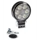 Фар работен универсален LED 6 диода, SLIM бял 2500 lm, 12-32V с кабел 1.5 м, широк светлинен лъч за близка зона, IP69