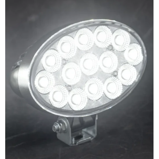 Фар работен универсален LED бял 6200 lm, 53W, 12-24V с кабел 1.5 м, широк светлинен лъч за близка зона, IP69