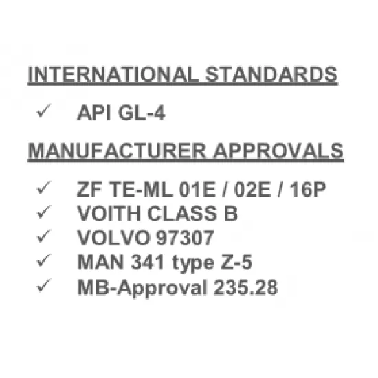 Масло за скоростна кутия 20L TRANSMISSION GEAR 9 FE 75W80 GL4