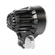 Фар работен универсален LED 3 диода, бял 1200 lm, 12-32V с кабел 1.5 м, широк светлинен лъч за близка зона, IP69