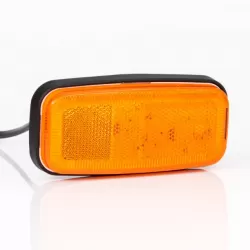 Габарит оранжев LED, 12-36V, кабел 0,5м БЕЗ стойка