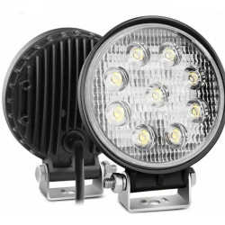 Фар работен универсален със стойка 27W,9 LED,12/24V-бял