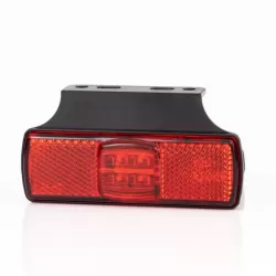 Габарит страничен LED червен, с кабел и стойка