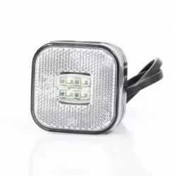 Габарит страничен LED бял, 12-36V, кабел 0,5м