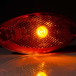 Габарит диоден универсален оранжев 12-36V с кабел 0.5m и конектор QS150 - 2