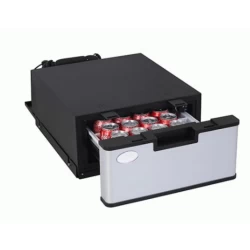 Хладилна кутия за вграждане тип чекмедже цвят инокс 23L, 12V/24V/230V, T℃ -5~12℃, р-ри Ш/Д/В - 440/715/215 mm