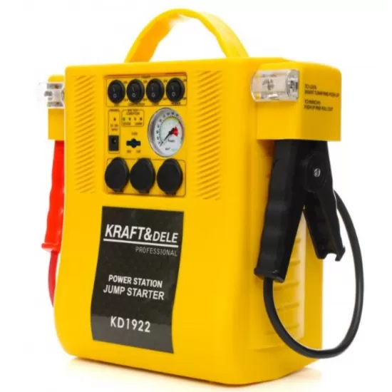 Зарядно стартерно устройство 4в1 (стартер/компресор/фенер) 12V,230V/17Ah, 400/900A, max 20bar