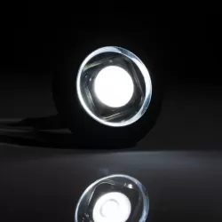 Габарит бял кръгъл LED 12-36V, с кабел 0.15м - 2