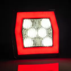 Стоп универсален диоден 12/24V,  2 функции - стоп + задна светлина, с кабел 1 m - 2