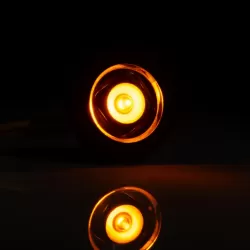 Габарит оранжев кръгъл LED 12-36V, с кабел 0.15м - 2