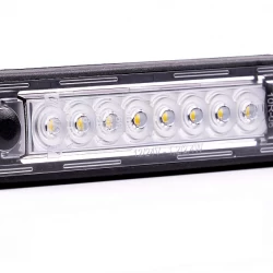 Габарит LED 12-36V, бял, 0.15м кабел, с гумено уплътнение