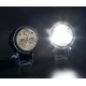 Фар работен универсален LED 3 диода, бял 1200 lm, 12-32V с кабел 1.5 м, широк светлинен лъч за близка зона, IP69