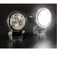 Фар работен универсален LED 3 диода, бял 1200 lm, 12-32V с кабел 1.5 м, тесен светлинен лъч за далечна зона, IP69