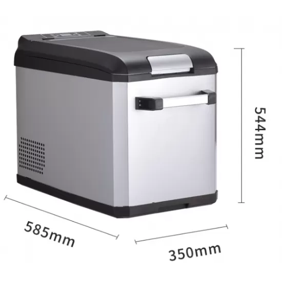 Хладилна кутия с компресор 42L, 12V/24V/230V, -18℃~10℃, външни р-ри 585х350хH544 mm