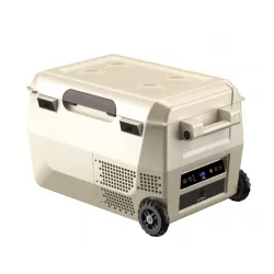 Хладилна кутия на колелца с компресор цвят пустинен пясък, 26L, 12V/24V/230V, T℃ -18~10℃, р-ри Ш/Д/В - 382/616/365 mm
