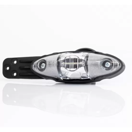Габарит страничен LED, трифункции, 12-36V, кабел 0,5м с права стойка