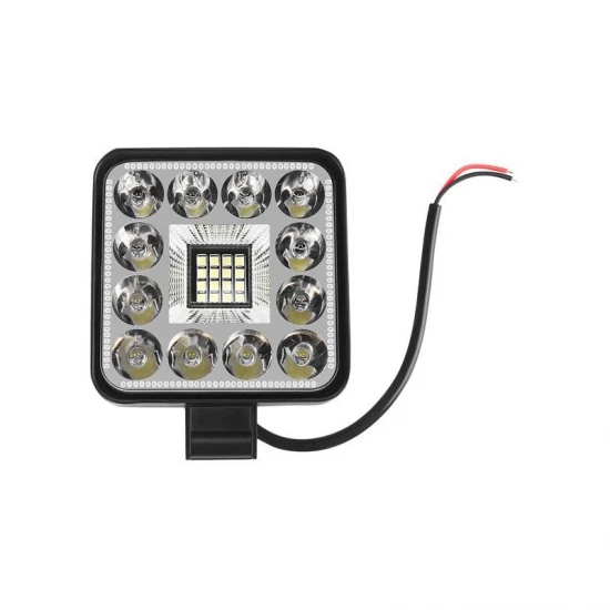 Фар работен универсален 13 LED, 1200 lm, 40W, 9-40V с кабел и стойка, р-ри 84×84×19 mm, IP65