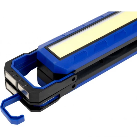 Работна лампа LED, 1100 lm, с магнит, сгъваема, с акумулаторна батерия 4000 mAh, зареждане с USB C № KD3497 - Kraft & Dele
