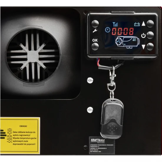 Печка мобилна, дизелова, 12/230V, 1-9 kW, управление с LCD дисплей + дистанционно