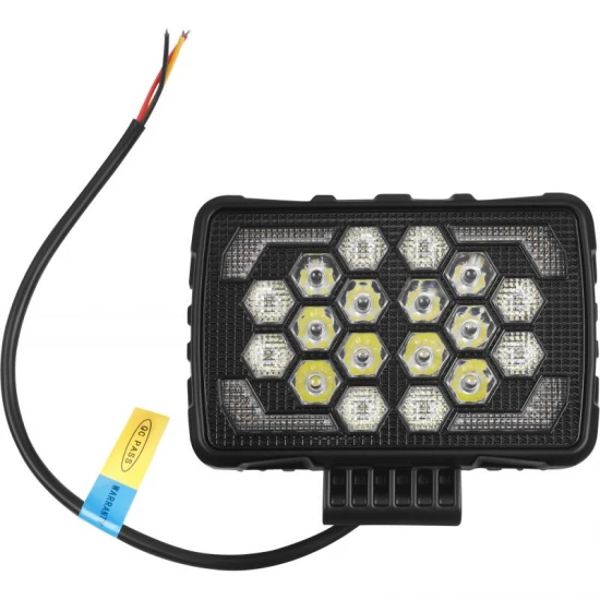 Фар работен универсален LED, 4000 lm, 6000K, 45W, 9-36V с кабел и стойка, IP68