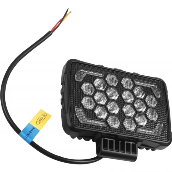 Фар работен универсален LED, 4000 lm, 6000K, 45W, 9-36V с кабел и стойка, IP68