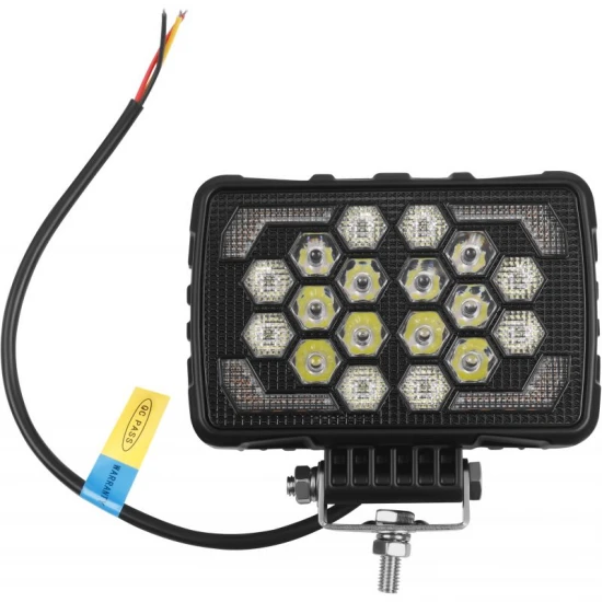 Фар работен универсален LED, 4000 lm, 6000K, 45W, 9-36V с кабел и стойка, IP68
