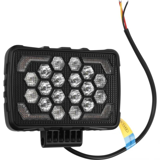 Фар работен универсален LED, 4000 lm, 6000K, 45W, 9-36V с кабел и стойка, IP68