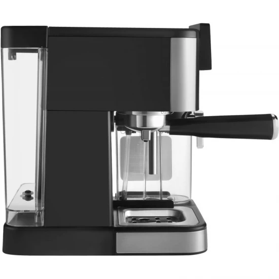 Кафемашина с 5 програми за кафе еспресо, капучино, латте, 20bar, 1500W, LCD дисплей, резервоар за вода + контейнер за мляко