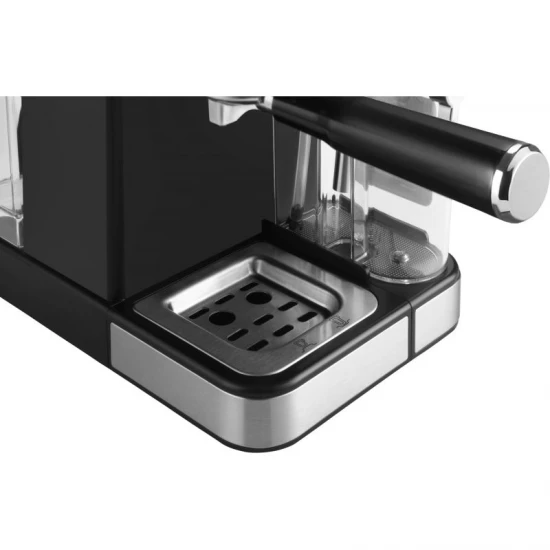 Кафемашина с 5 програми за кафе еспресо, капучино, латте, 20bar, 1500W, LCD дисплей, резервоар за вода + контейнер за мляко