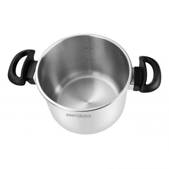 Съд за готвене тенджера под налягане, обем 8 л, диаметър 22 см № KD4299 - Kraft & Dele