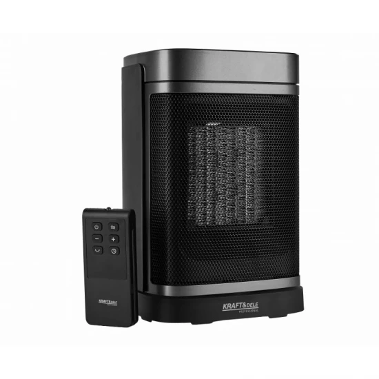 Печка вентилаторна 230V, 1000/1500W, LED дисплей, таймер, сензорни бутони и дистанционно № KD6520 - Kraft & Dele