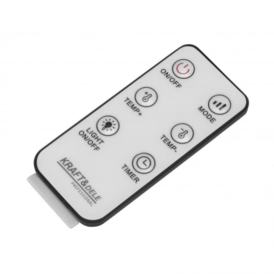 Печка вентилаторна 230V, 2000W, LED дисплей, таймер, сензорни бутони и дистанционно № KD6519 - Kraft & Dele