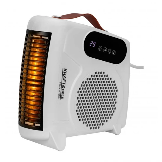Печка вентилаторна 230V, 2000W, LED дисплей, таймер, сензорни бутони и дистанционно № KD6519 - Kraft & Dele