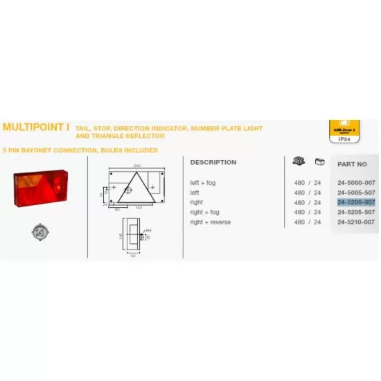 Стоп с букса RH -Multipoint I-