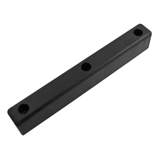 Буфер гумен за ремарке L402 x B51 x H60 MM;  ОТВОРИ  3 x 24.5MM
