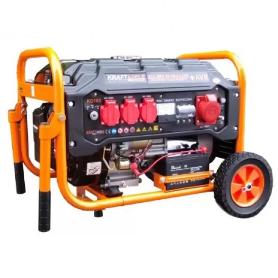 Генератор бензинов 3500W, 220V-400V, 1 бр изход 12V, резервоар 15л